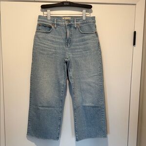 Madewell Perfect Vintage wide-leg cropped Jean
